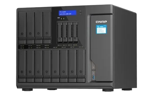 Qnap 16-Bay NAS Intel Atom C5125 8-core/8 — vue 1