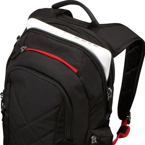 Case Logic Sporty Polyester 14'' BackPack Black (DLBP114K) — vue 3