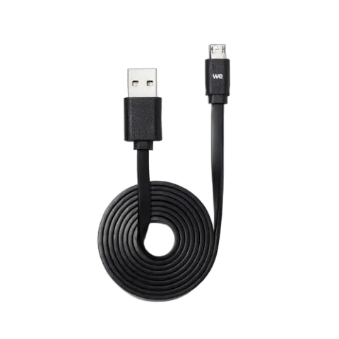 WE Câble USB/Micro USB réversible - 1m - Noir, vue 1