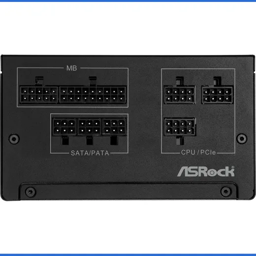 ASRock ATX 650W - 80+ Gold - Steel Legend SL-650G Noir — vue 2