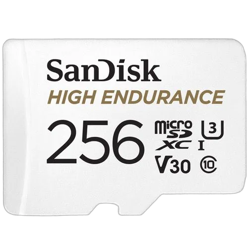 SanDisk microSDHC 256GB HE w/Adapter — vue 1