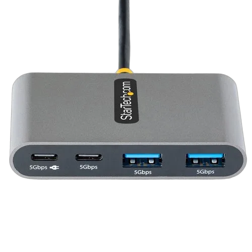 StarTech HUB USB-C A 4 PORTS 100W PD — vue 3