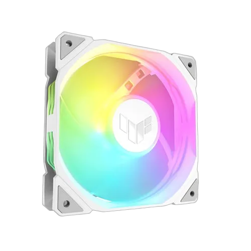 Asus TUF GAMING - TR120 Fan ARGB REVERSE - Blanc — vue 3
