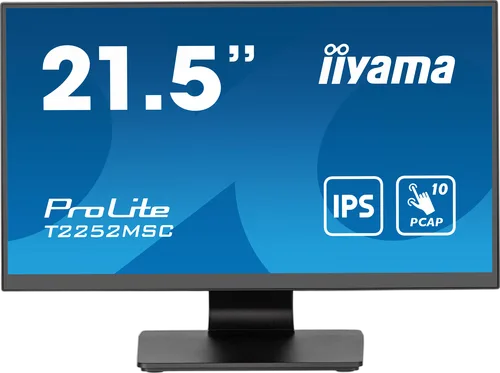 Iiyama ProLite T2252MSC-B2 - 22" FHD Tactile 5ms HDMI DisplayPort USB — vue 1