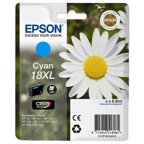 Epson Cartouche T1812 XL Cyan — vue 1