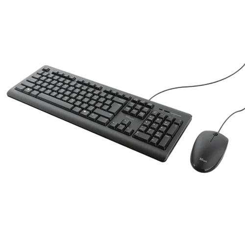 Trust TKM-250 - Clavier/Souris/Noir/Filaire — vue 2