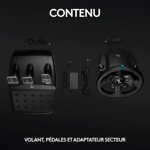 Logitech G923 Racing Wheel & Pedals PC et Playsation Edition — vue 2