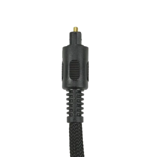 Câble audio optique Toslink mâle/mâle - 3m - Noir