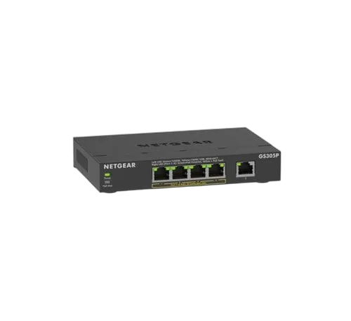 Netgear 5-PORT POE UM PLUS SWITCH 1X 1G — vue 1