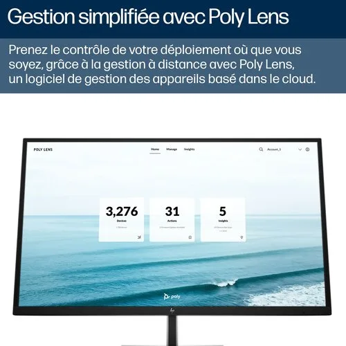 HP POLY STUDIO V52 USB VIDEO BAR — vue 8