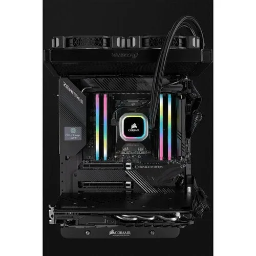 Corsair Vengeance RGB Pro SL, DDR4-3200, CL16 - 16 GB Dual-Kit, schwarz — vue 3