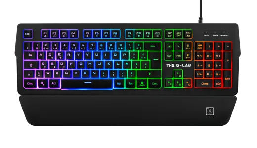 The G-LAB Keyz Palladium - Mécanique - Filaire - RGB - Noir — vue 1
