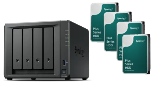 Synology DS423+ - 4 Baies avec 4 Disques de 4To — vue 1