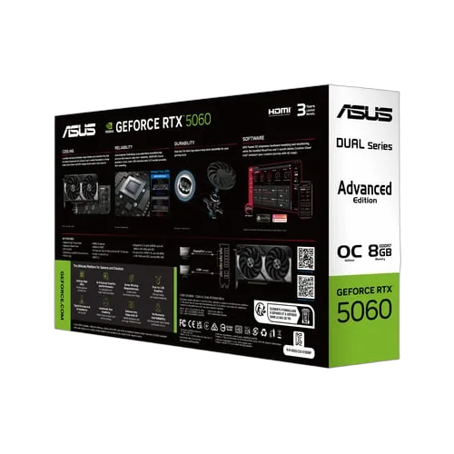 Asus Dual GeForce RTX 5060 8GB OC Edition Advanced — vue 6