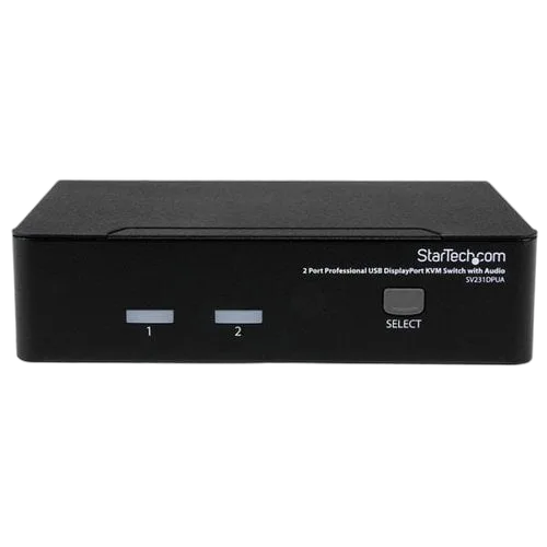 StarTech 2 Port USB DisplayPort KVM Switch — vue 2