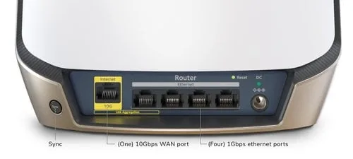Netgear RBR860S - Mesh Orbi WiFi 6 AX6000 — vue 3