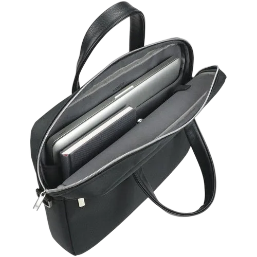 Mobilis Pure Briefcase 11-14'' - Silver Zip (056004) — vue 3