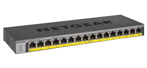 Netgear ProSAFE 16-Ports Gigabit Unmanaged PoE+ — vue 1