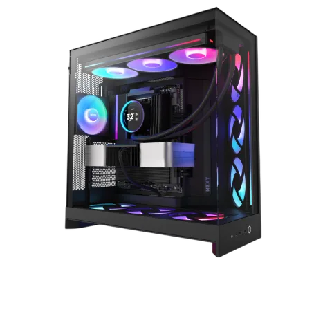 NZXT H9 Flow RGB Noir - MT/Sans Alim/E-ATX — vue 6