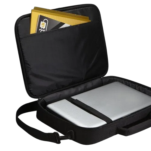 Case Logic Basic 15.6" briefcase slim black (VNCI215) — vue 4