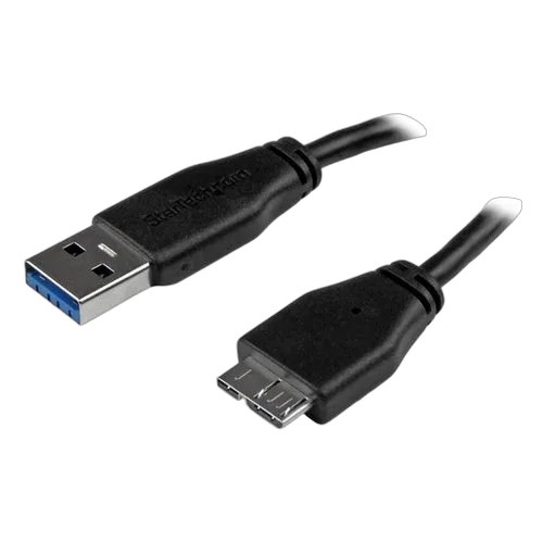 StarTech 3m 10ft Slim USB 3.0 Micro B Cable -M/M — vue 1
