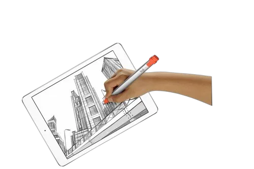 Logitech Crayon Orange, Blanc — vue 13