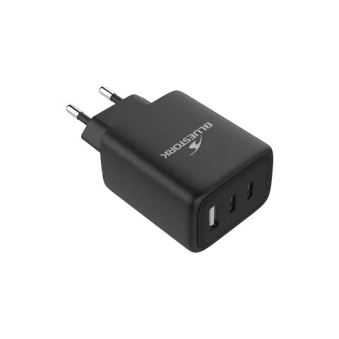 Bluestork Chargeur 65W PD - 3 ports + Câble USB-C 2m - Noir — vue 5