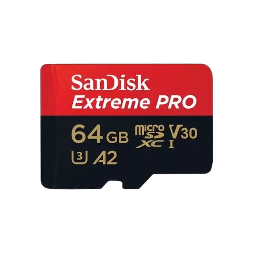 Sandisk EXTREME PRO MICROSDXC 64GB+SD — vue 1