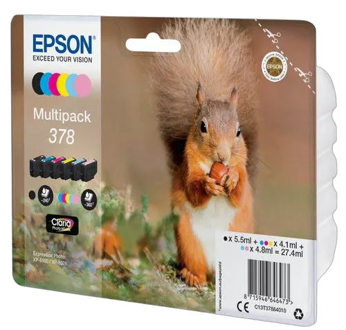 Epson Ink/378 Squirrel CLcMLmYK — vue 2