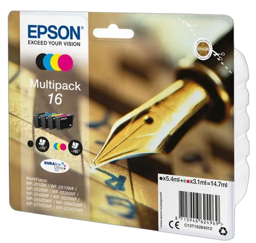 Epson - Noir, Cyan, Magenta, Jaune - C13T16264012 — vue 2