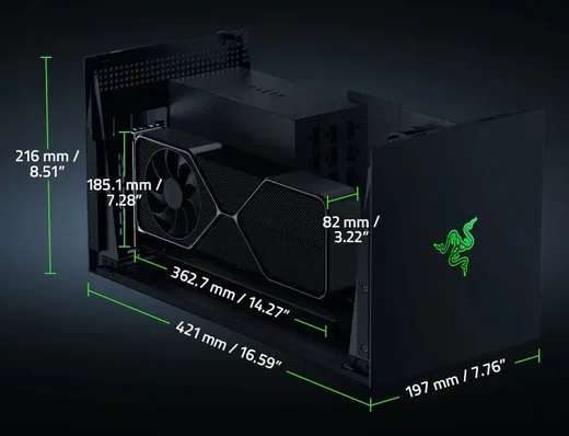 Razer Core X V2 - Boitier Thunderbolt 5 pour GPU et Alimentation ATX — vue 2