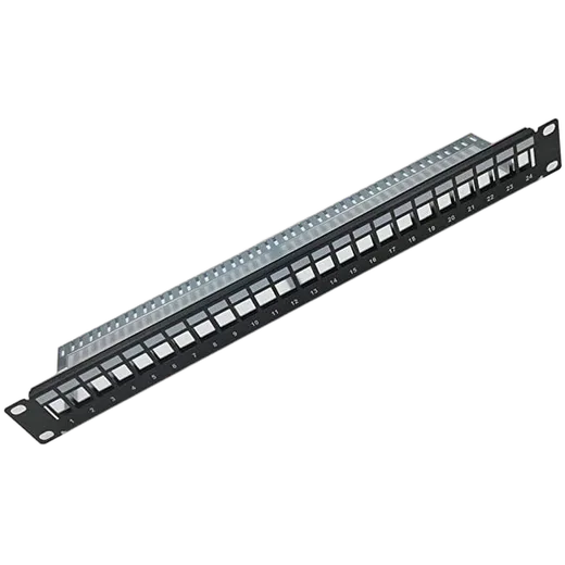 Kimex International Panneau de brassage rack 19' 24 ports - 1U — vue 1