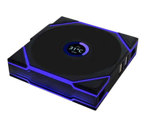 Lian-Li UNI FAN TL Sans fil LCD ARGB PWM - 120mm - Noir — vue 2