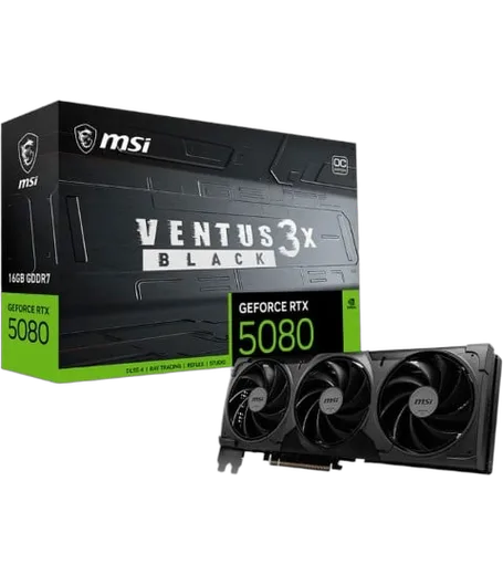 GeForce RTX 5080 16G VENTUS 3X OC BLACK
