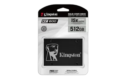 Kingston 1024G SSD KC600 SATA3 2.5" — vue 4