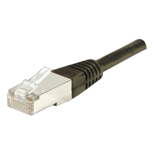 Cable Reseau Cat.6 F/UTP Noir - 3m — vue 1