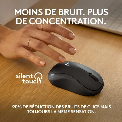 Logitech M240 Silent - Sans-Fil - Graphite — vue 4