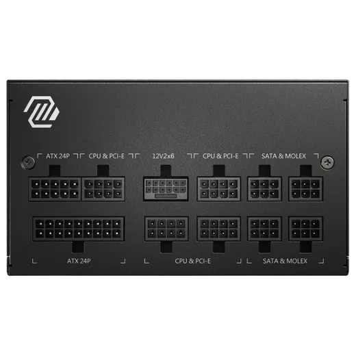 MSI MAG A750GL PCI-E 5 Noir - 80+ GOLD Full Modulaire — vue 2