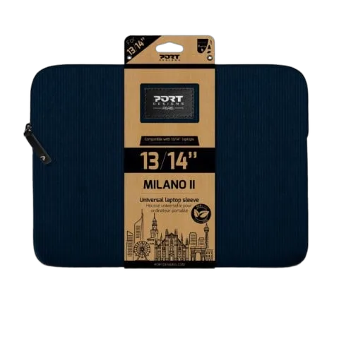 Port Housse Milano II Eco Sleeve - 13/14" - Bleu — vue 3