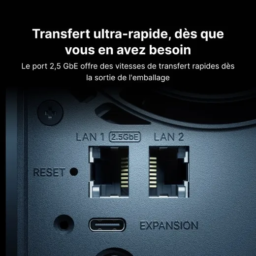 Synology DS725+ - 2 baies — vue 8