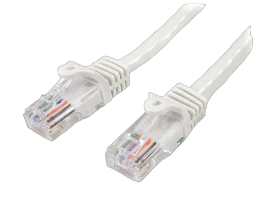 StarTech 0.5m White Snagless Cat5e Patch Cable — vue 1