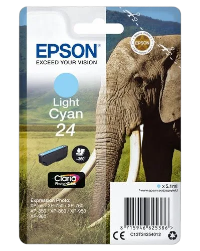 Epson Ink/24 Elephant 5.1ml LCY — vue 1