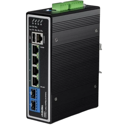 TrendNet 6-PORT INDUSTRIAL GIGABIT L2+ — vue 1