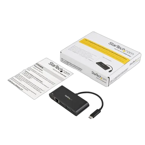 StarTech Adapter Hub USB C to Ethernet 3 Port — vue 5
