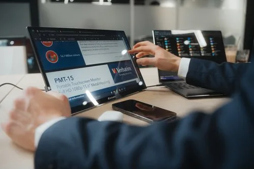Verbatim PMT-17 Portable Touchscreen Monitor 17.3 — vue 4