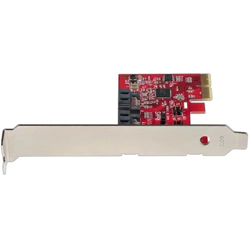 StarTech SATA PCIe Card 2 Ports 6Gbps SATA RAID — vue 3