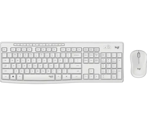 Logitech MK295 Silent Wireless Combo Blanc — vue 1