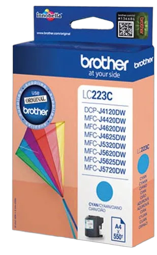 Brother - Cyan - LC223CBP — vue 1
