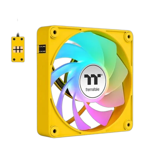 Thermaltake CT120 EX Reverse ARGB (Pack de 3x120mm) - Jaune — vue 1