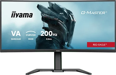 Iiyama G-Master GCB3484WQSU-B2 - 34" CURVE UWQHD/200Hz ou WHD/400Hz 0.6ms FreeSync Premium — vue 1